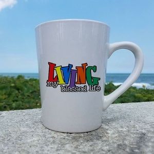 Customized mugs “Living My Blessed Life”